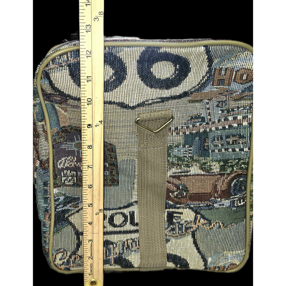 Vintage Pioneer Express Route 66 Tapestry Travel Weekender Duffel Bag - Picture 13 of 14